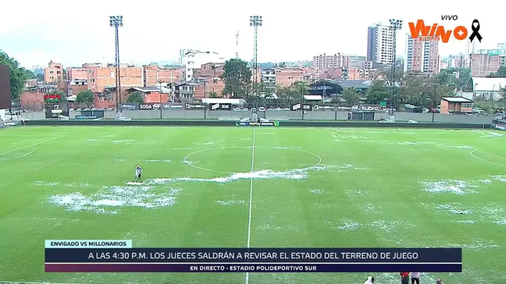 Suspendido Envigado vs Millonarios por lluvia