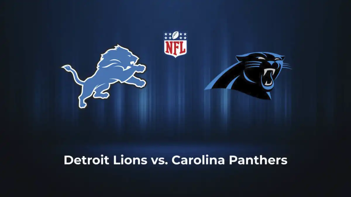 Lions vs Panthers en vivo: dónde ver el partido de la NFL