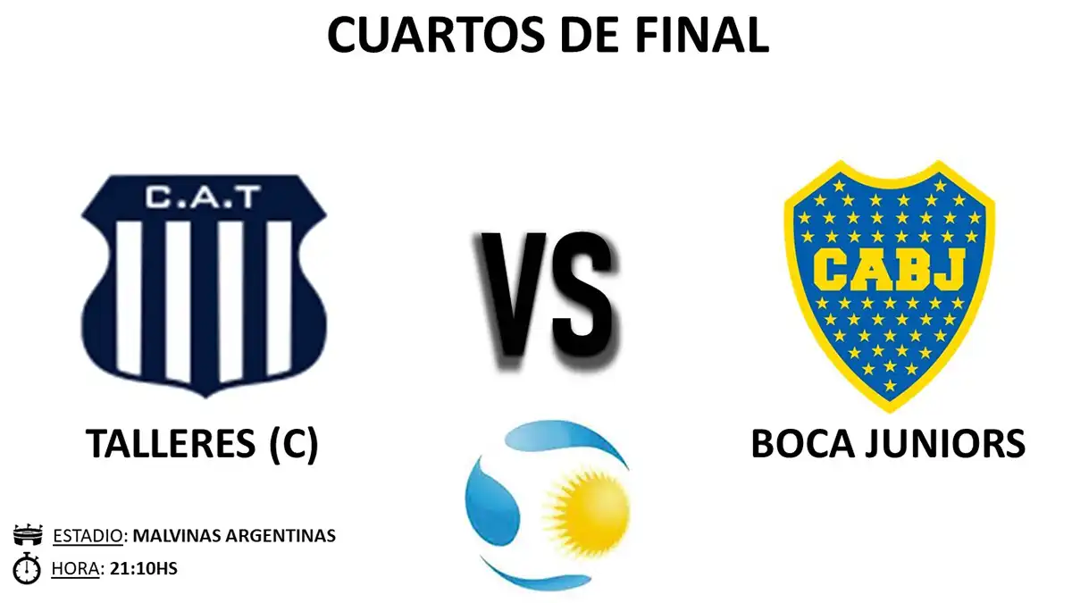 Talleres vs Boca Juniors en vivo