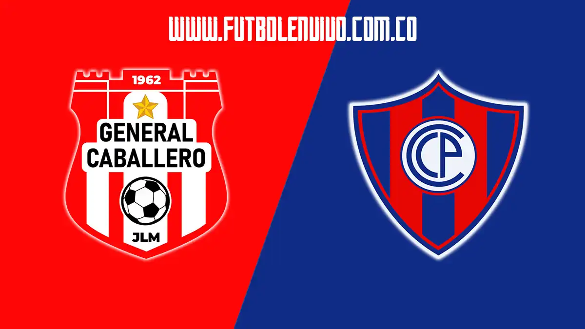 Ver partido General Caballero vs Cerro Porteño en vivo gratis por Copa de Primera