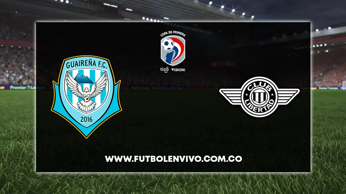 Guaireña vs Libertad EN VIVO ONLINE hoy por Copa de Primera