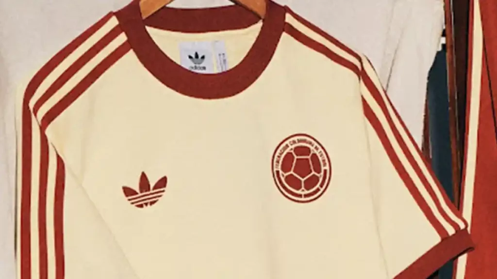 seleccion colombia camiseta retro