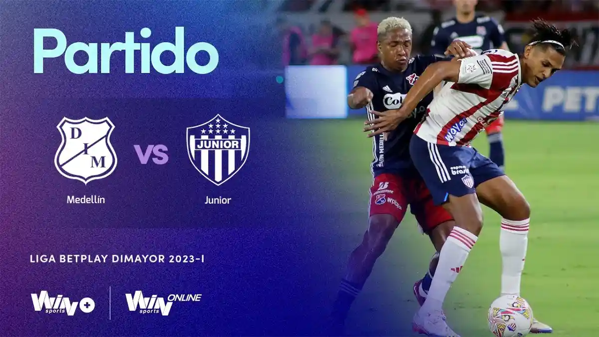 Ver partido Medellín vs Junior en vivo hoy: final Liga BetPlay II-2023