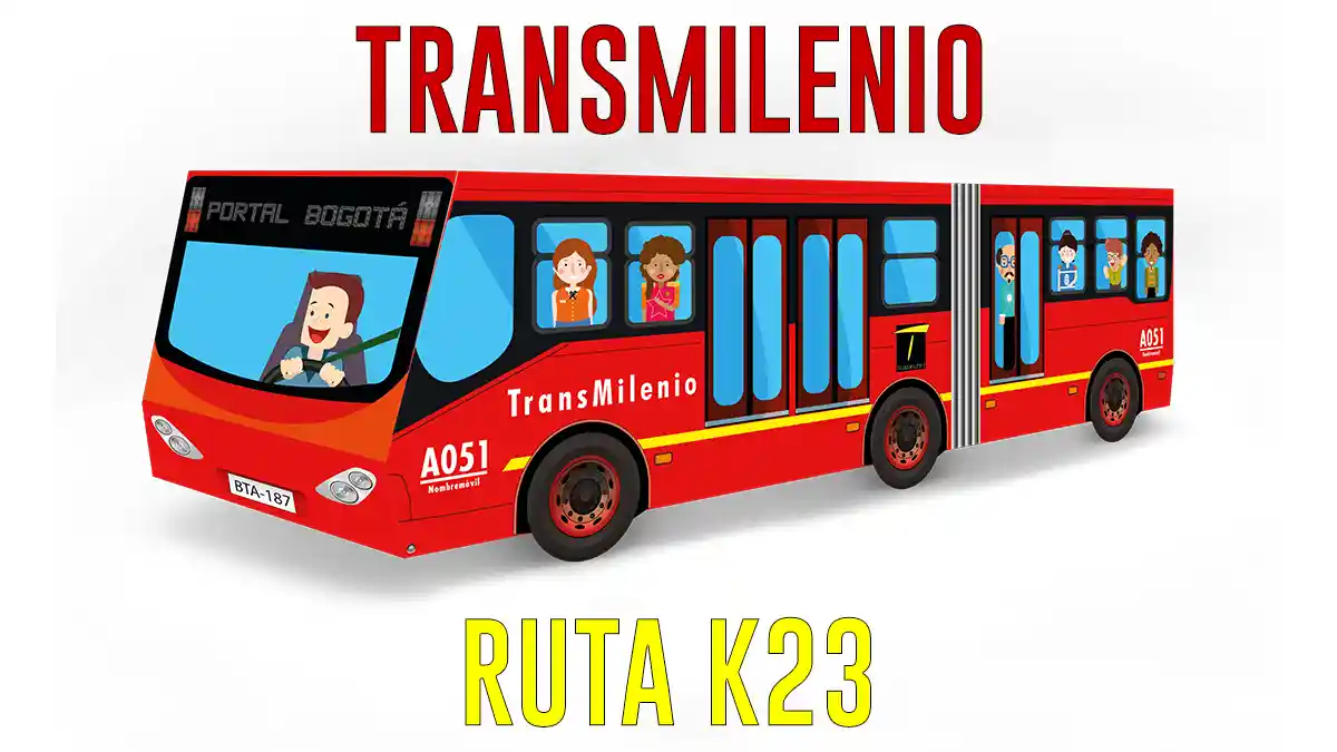 ruta k23 transmilenio paradas horario